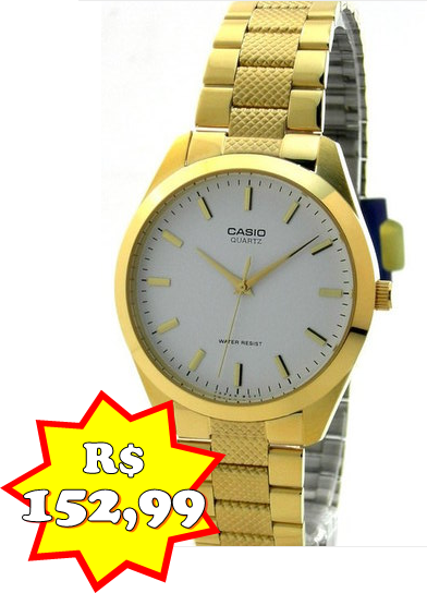 Relógio Casio Dourado