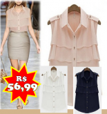 Blusa Classica Babado