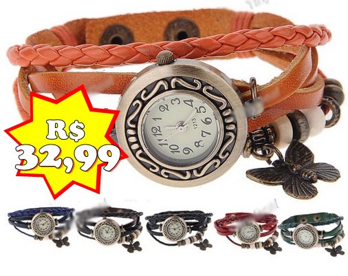 Relógio Pulseira Couro 2