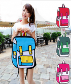 Mochila 3D Cartton