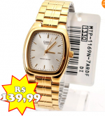 Relógio Casio Dourado